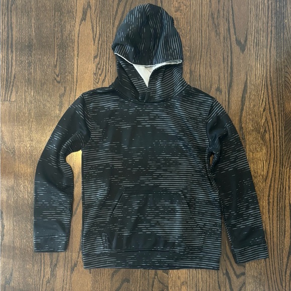 Champion Black and Gray Kids Hoodie - Picture 4 of 5